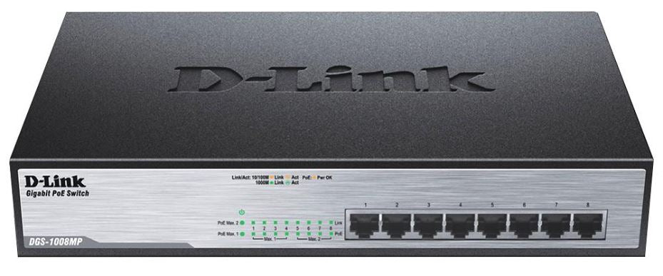 8 Port Gigabit Max PoE Unmanaged Desktop Switch