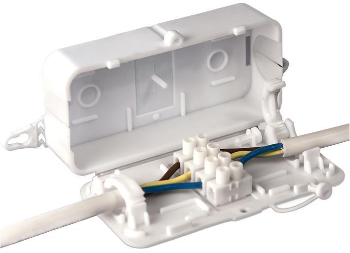 4-Pole In-Line Junction Box with Terminal Block