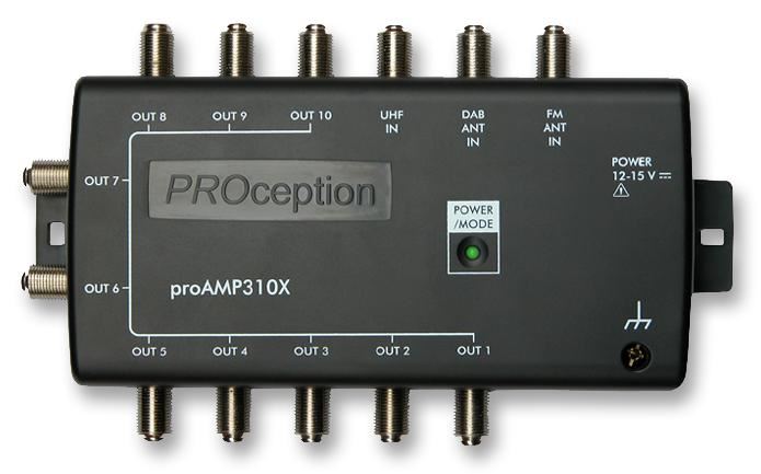 Dual Mode 10-Way 3-Band VHF & UHF Amplifier with Return Path