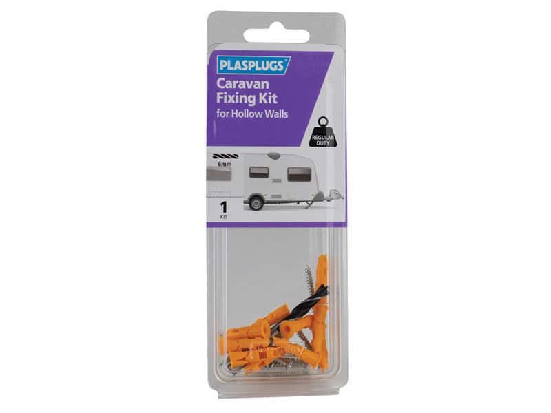 Caravan Fixing Kit for Hollow Walls