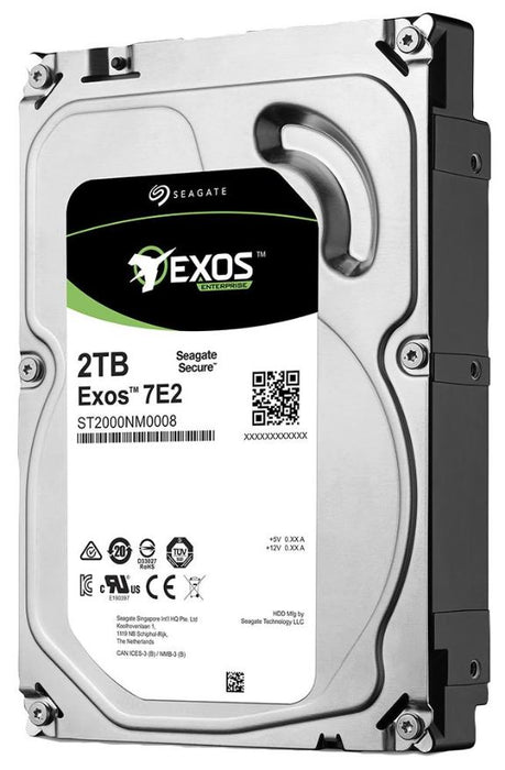 EXOS 7E2 3.5" SATA 6Gb/s 512n Enterprise Hard Drive, 2TB