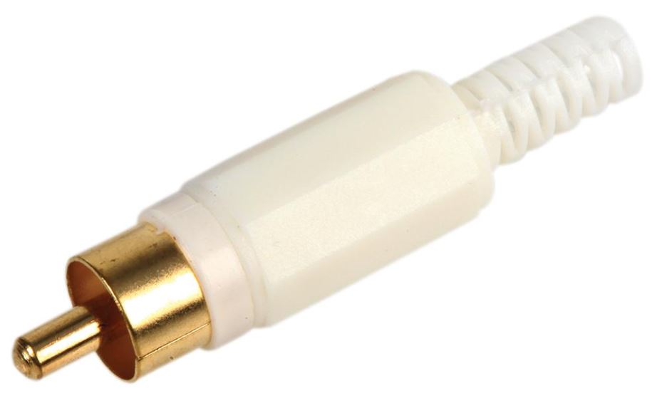 White Phono Plug