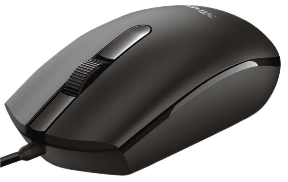 TM-101 Compact USB Optical Mouse, Black