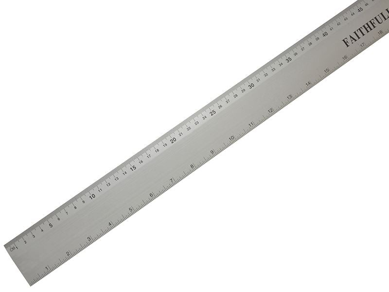 Aluminium Flat Rule 1m/39in