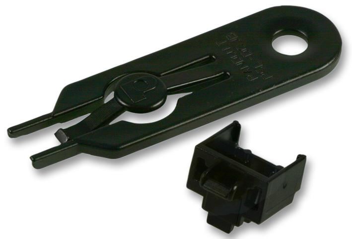 RJ45 Blockout Device - 10x Blockouts (Black) & 1x Removal Tool