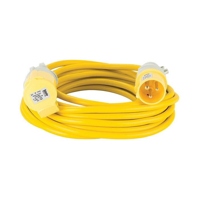 Arctic Extension Lead Yellow 16A 2.5mm2 10m - 110V