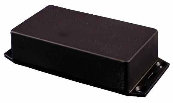 HAMMOND IP54 Black Flame Retardant ABS Enclosure with Flanged Lid 152x82x47mm