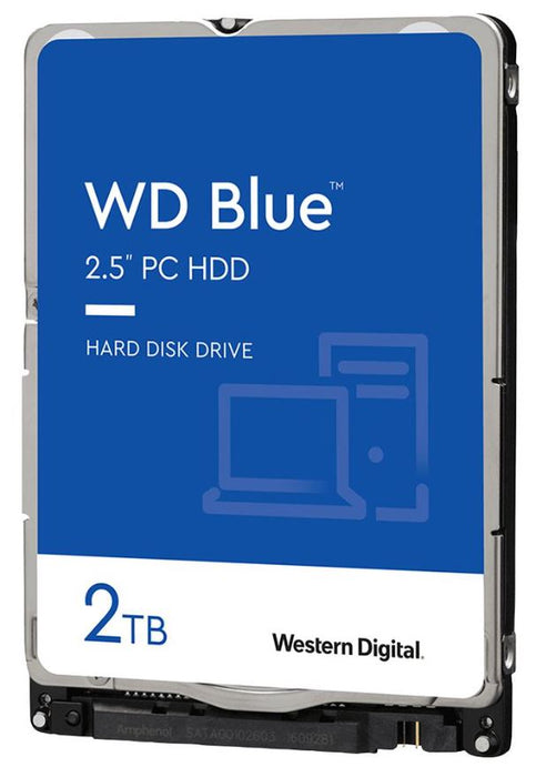 Blue 2.5" Mobile Internal HDD SATA 6Gb/s, 2TB, 128MB Cache, 5400RPM