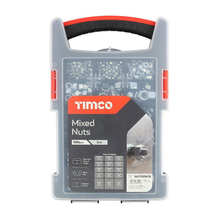 Mixed Nuts Grab Pack - Zinc (Size 980pcs - 980 Pieces)