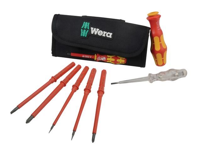 Kraftform Kompakt VDE Interchangeable Screwdriver Set 7pc