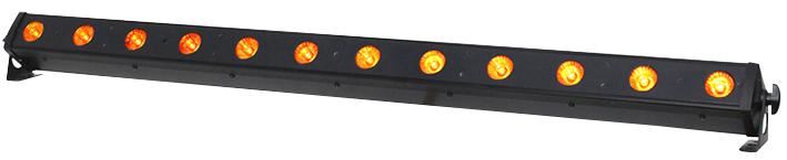 Slimline 12Q5 Batten 12 x 5W RGBA LED Bar, Black