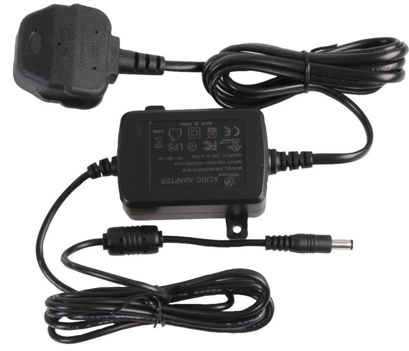 18V, 1A, 18W, In Line Lugged Power Supply, 2.1mm Plug