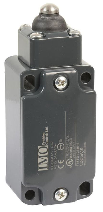 HD Limit Switch, Plunger, 1NO 1NC, 400V AC, 3A