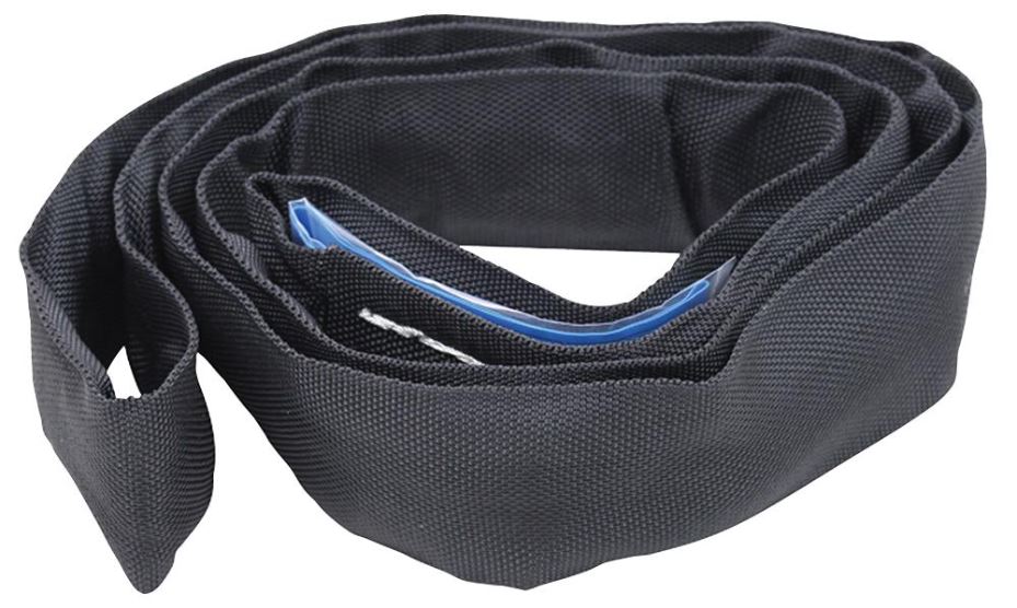 1ton 1m Black Polyester Round Sling for Lifting and Rigging - RIGG001