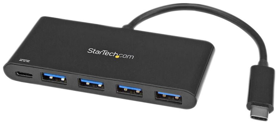 4 Port USB 3.1 Gen 1 Hub with Power Delivery, USB-C to 4x USB-A