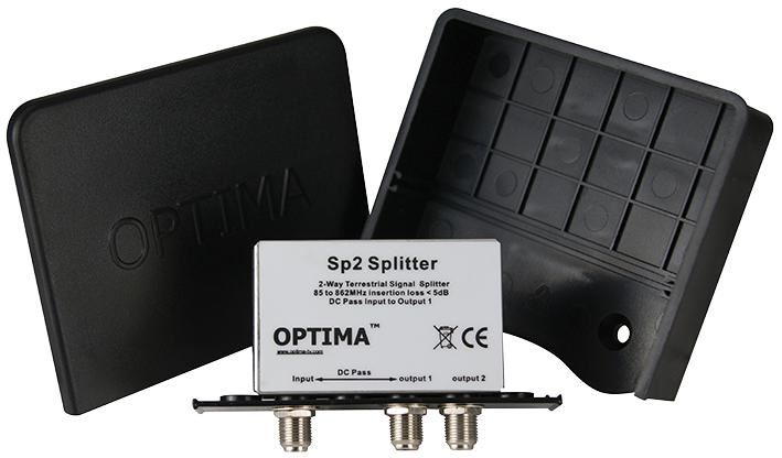 2-Way Terrestrial Signal Splitter 85-862MHz SP2