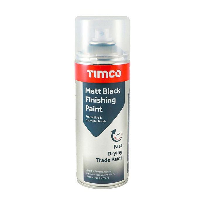 Matt Black Finishing Paint (Size 380ml - 1 Each)