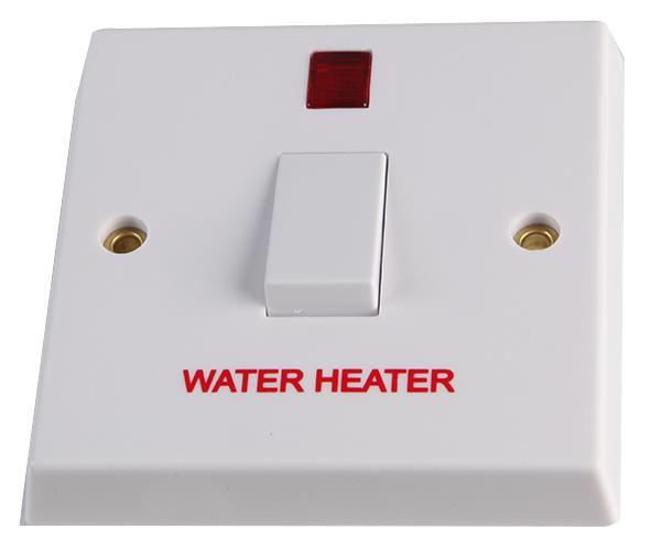 20A DP Water Heater Switch with Neon