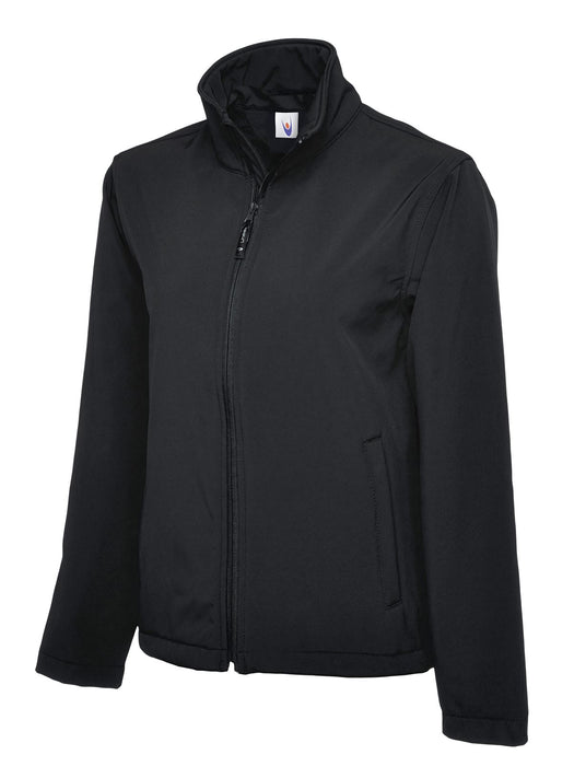 Unisex Classic Full Zip Soft Shell Jacket - Hanger Loop