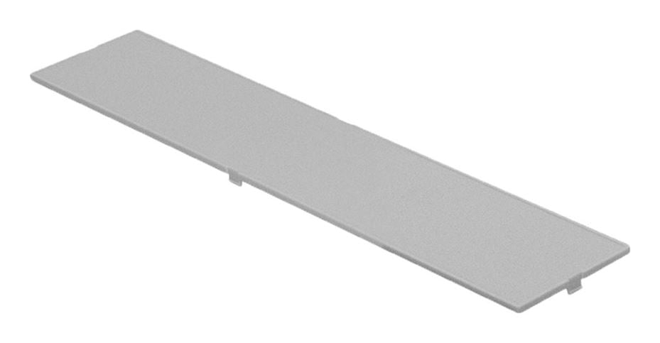Clip-on Grey DIN Rail Enclosure Cover - M12