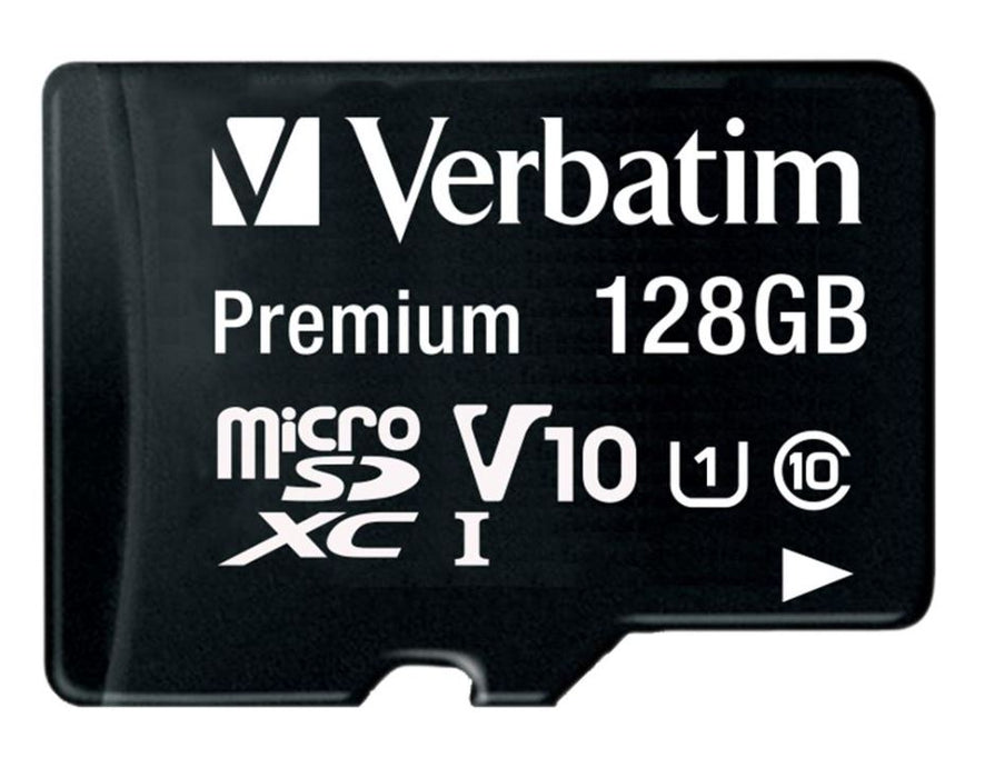 Premium U1 MicroSDXC Memory Card & SD Adaptor, 128GB