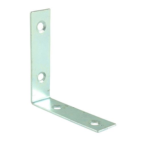 Metal Corner Braces - Zinc. Various Sizes and Pack Sizes