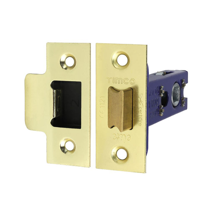 Arch Tubular Latch - Electro Brass & Satin Nickel