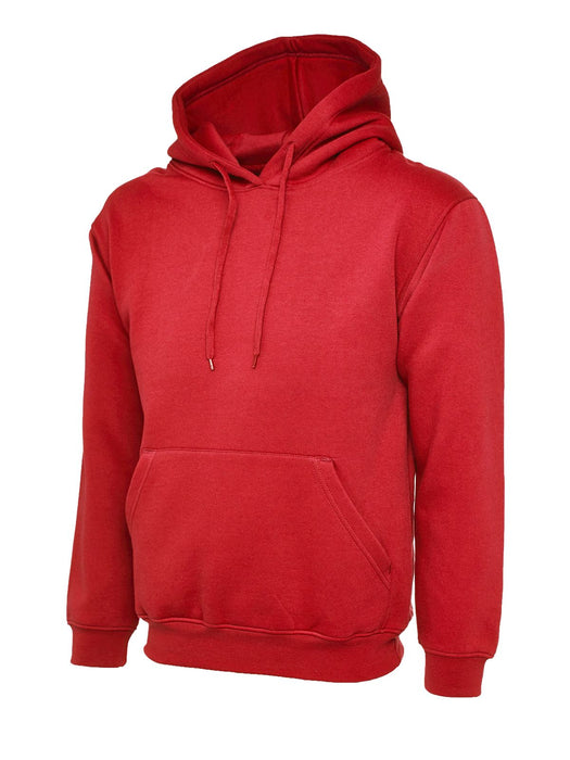 Women's/Ladies Ladies Deluxe Hooded Sweatshirt/Jumper - 50% Polyester 50% Cotton