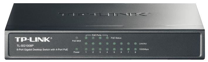 8 Port Gigabit Desktop Switch with 4 Port PoE