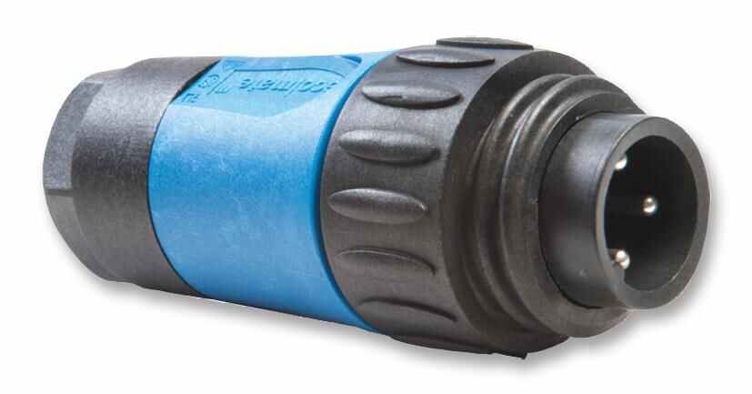 AMPHENOL - Plug, Free 3 Pole + E, Screw