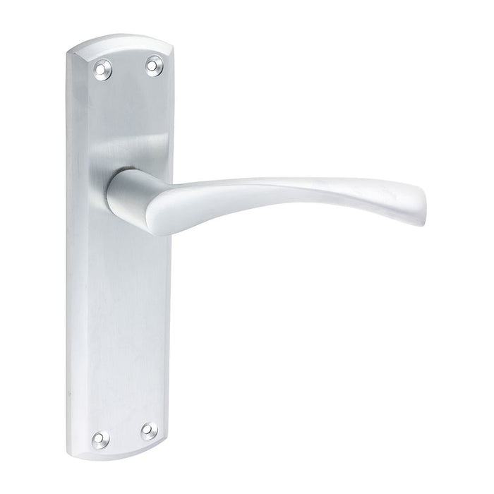 Zeta Latch Handles - Satin Chrome (Size 175 x 45 - 2 Pieces)