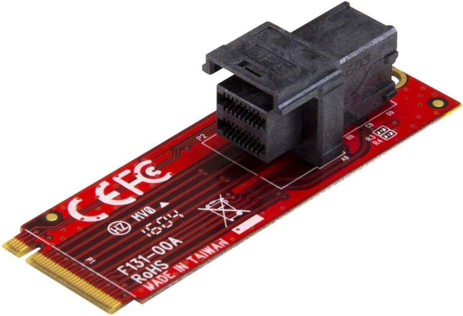 U.2 (SFF-8643) to M.2 PCI-Ex 3.0 SSD Host Adaptor Card