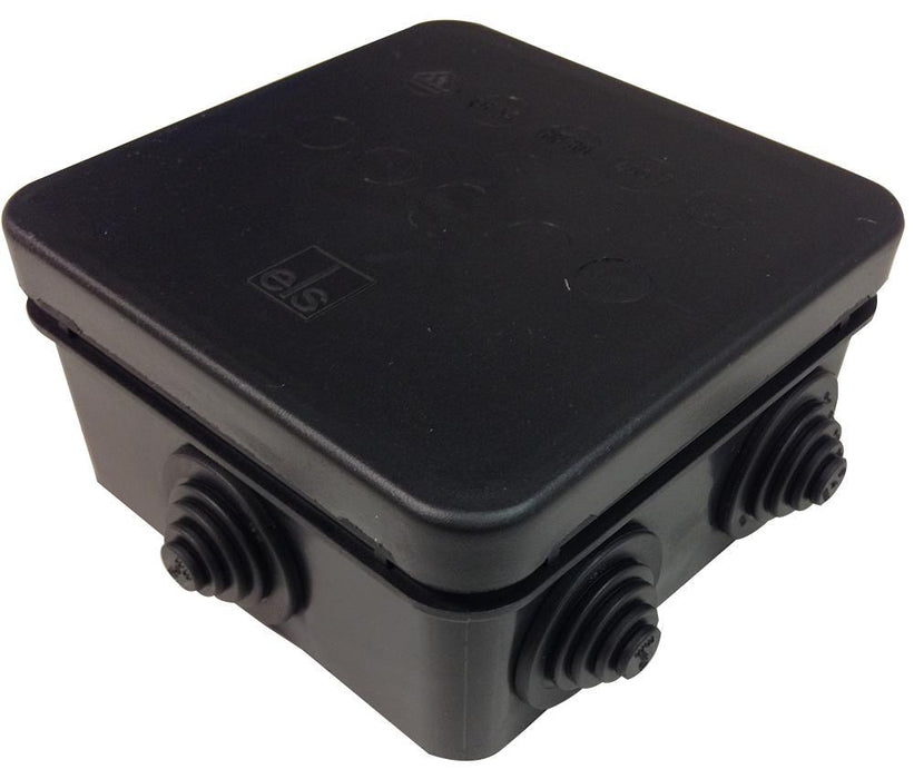 Black IP55 Junction Box without Terminals