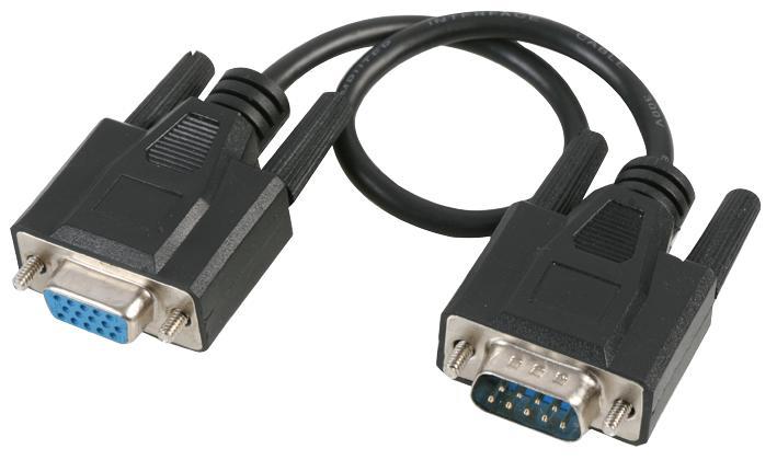 9 Pin Male to 15 Pin Female VGA Adaptor