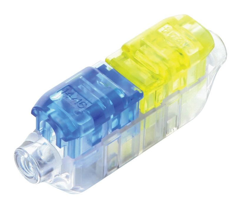 Coolsplice, Quick Connector, 12/14 to 14/16 AWG, Yellow/Green