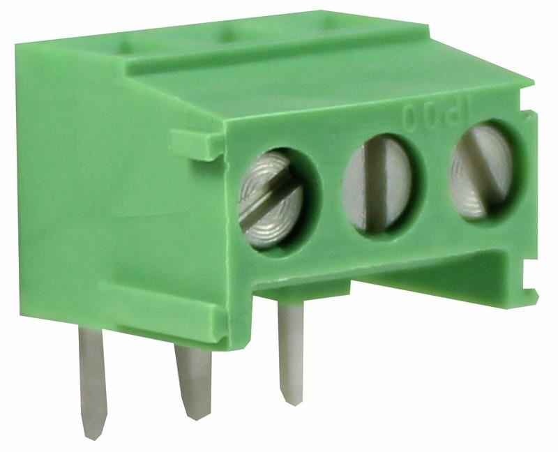 PCB Terminal Block, 3.81mm, Right Angle, 3 Way