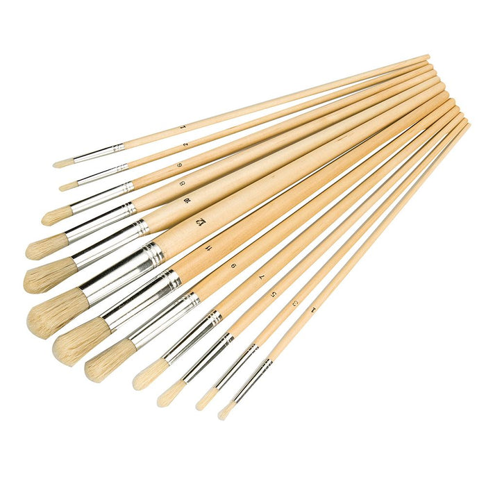 Artists Paint Brush Set 12pce