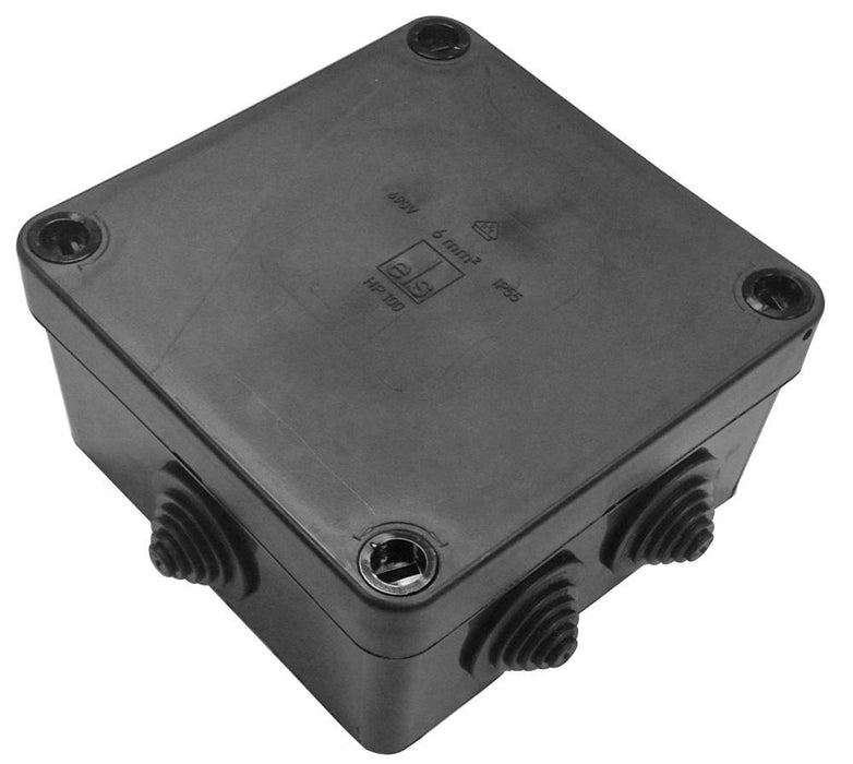 Black IP55 Junction Box without Terminals