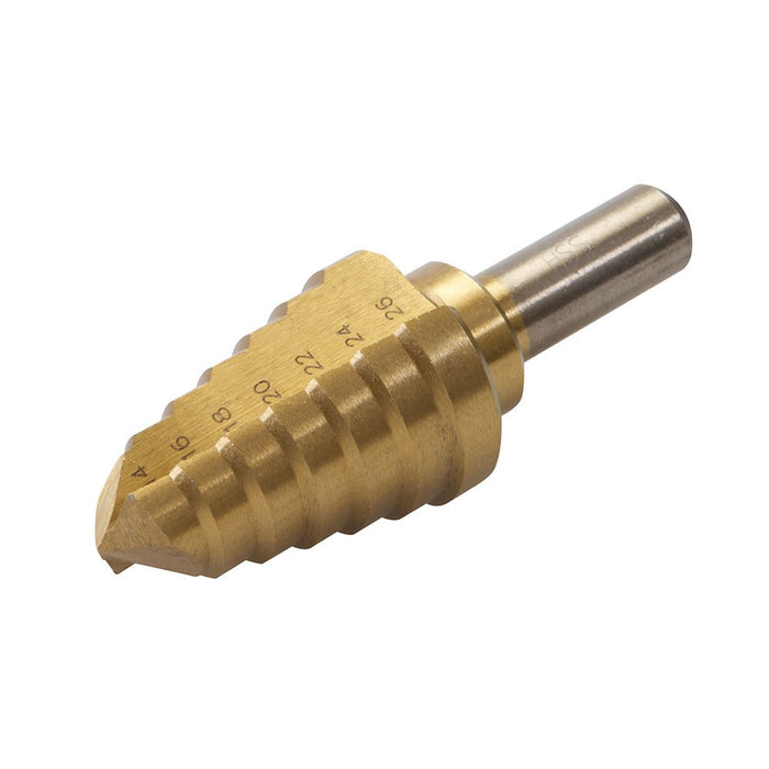 Titanium-Coated HSS Step Drill