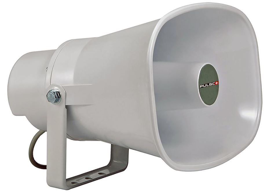 PLUS - 15W 100V Weatherproof Rectangular Paging Horn Speaker, IP65