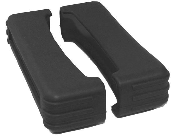 Black Rubber Boots for 82 Series Enclosure - 131x51x38mm (Pack of 2)