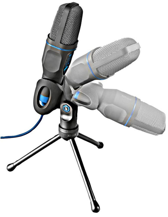 Mico USB Microphone, Black and Blue