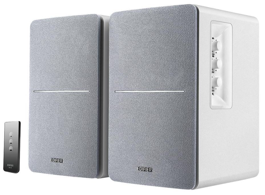 R1280T 2.0 Bookshelf Multimedia Speaker System, White