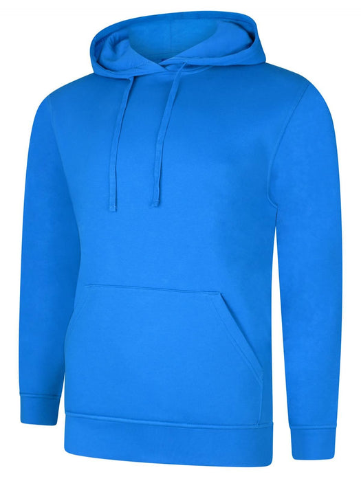 Unisex Deluxe Hooded Sweatshirt/Jumper - 60% Ring Spun Combed Cotton 40% Polyester