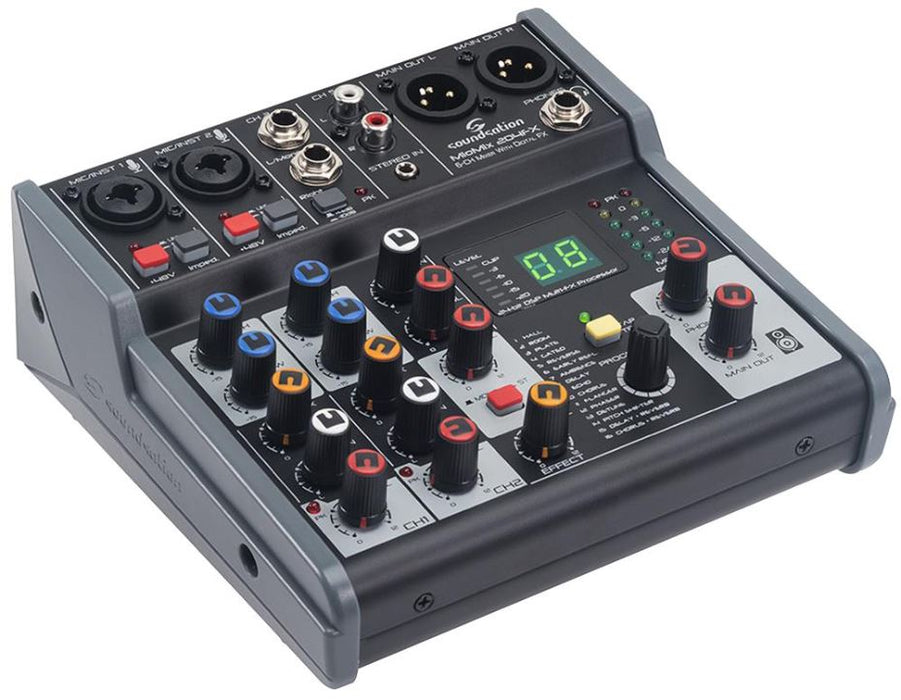 6 Channel Audio Mixer with FX