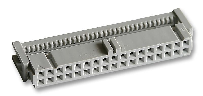Socket, IDC, Bump & Clip, 34 Way