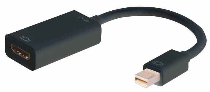 Mini DisplayPort 1.2 to HDMI Adaptor