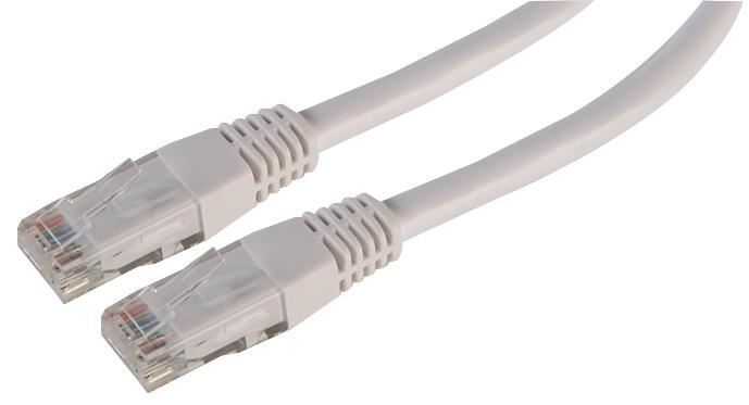 Cat6 RJ45 Male to Male UTP Ethernet Patch Lead - White