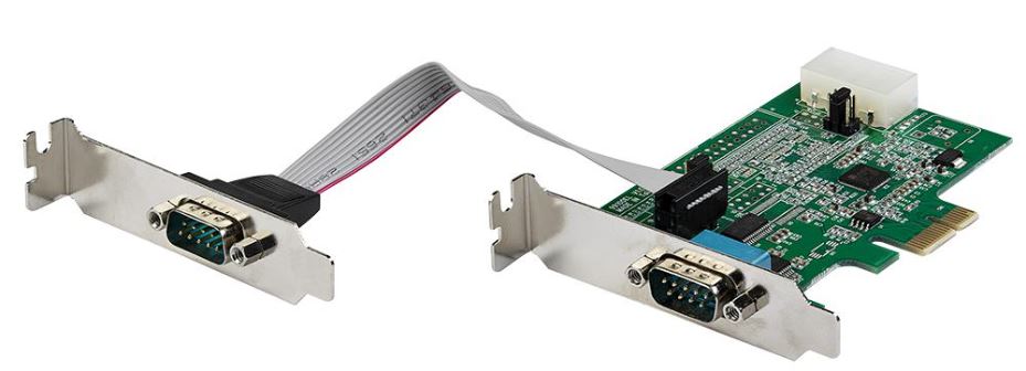 2 Port PCI-Ex RS232 Serial Adaptor Card with 16950 UART