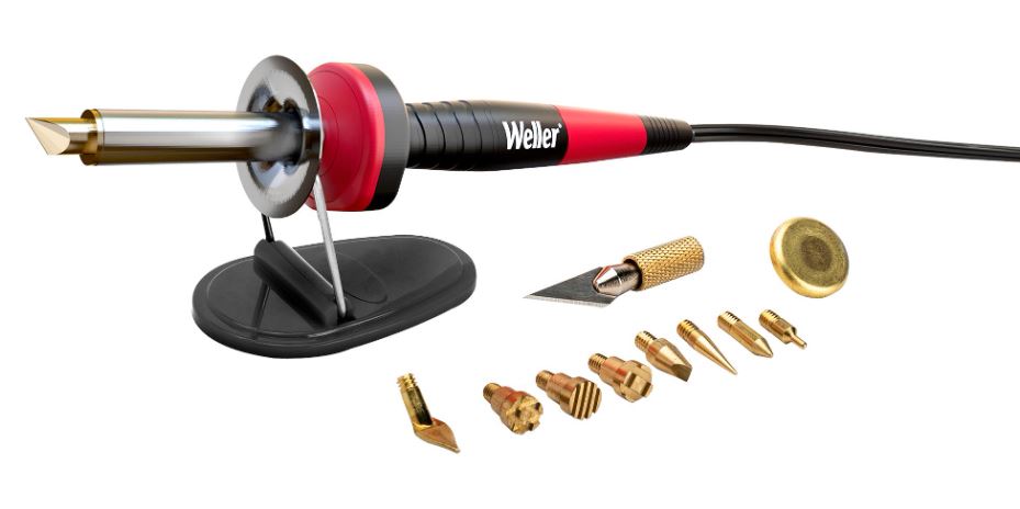 Woodburning Iron Kit, 15 Piece, 25W, EU Plug